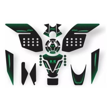 Imagem de Kit Adesivo Protetores Tanque Compativel Kawasaki 300 Tpa17 - SPTS