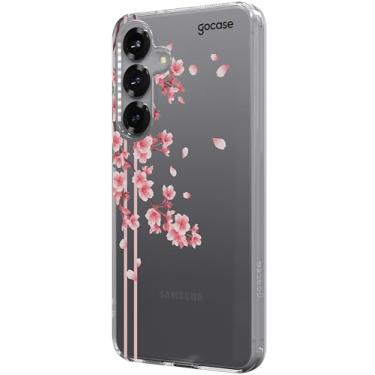 Imagem de Capa Gocase Slim Air Cerejeira Para a linha Galaxy S (Transparente, Galaxy S25 Plus)