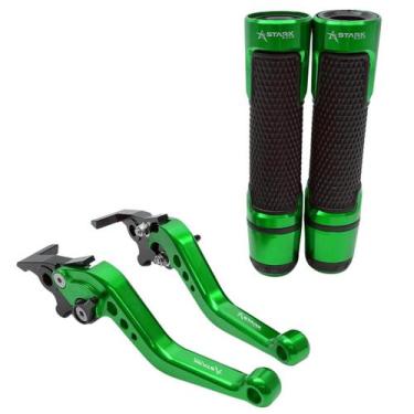 Imagem de Kit Manete Manopla Luva Moto Yamaha Nmax 160 Nmax160 Nmax - Stark Race