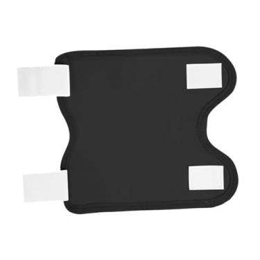 Imagem de Zialofi Compressa de óleo de rícino para joelho, suporte multiuso para joelho, à prova de vazamentos, para leitura, ioga, família, amigos, presente, Preto