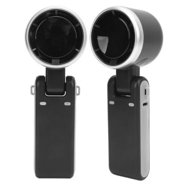 Imagem de ASHATA Fã de Turbo Portátil, Mini -ventilador Portátil USB Recarregável Com Bateria de 3600mAh, 5 Velocidades Ajustáveis, Motor Sem Escova para Viagens Ao Ar Livre de Verão (Verde claro)