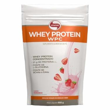 Imagem de Vitafor - Whey Protein WPC - 900g - Morango