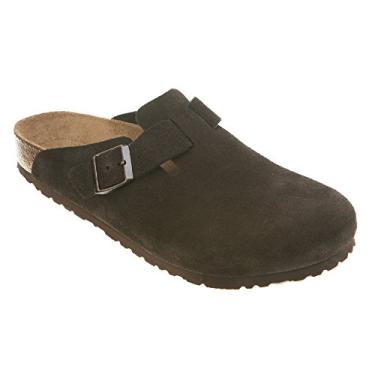 Imagem de Birkenstock Tamancos Boston Suede, Mocha, 4-4.5