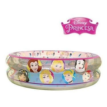 Imagem de Piscina Inflável Infantil Princesas Disney 70L Etitoys DYIN-088 N