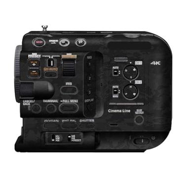 Imagem de Adesivo de capa de câmera para Sony FX6 película protetora anti-arranhões decoração FX 6 (Knight Black)