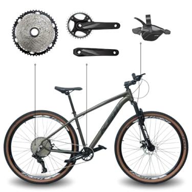 Imagem de Bicicleta Aro 29 Bike Ksw Mtb 12v Marchas K7 11-50 Quadro em Alumínio 6061 (Verde Pérola, 19)