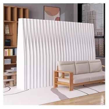 Imagem de Biombos e Divisórias Divisória De Ambientes À Prova D'água, Divisória De Privacidade Dobrável Para Separação De Ambientes, Divisória De Parede Portátil Com Altura De 160-240 Cm, Separadora De Ambiente