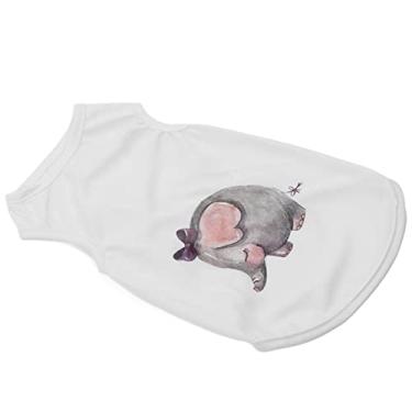 Imagem de Yinhing Roupas de Gato, Camisa de Cachorro Tshirts Macios e Respiráveis Pet Apparel Doggy Tee Tank Top Top Sleeless Dog Camisetas para Cães Médios Menino para Menino Pequeno Gato de Grande de Menina