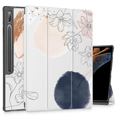 Imagem de Mektron Capa de tablet para Samsung Tab S9 Ultra 14,6 polegadas 2023 modelo X910/X916/X918, capa rígida embutida com função despertar/hibernar, suporte multiângulo para Galaxy Tab S9 Ultra de 14,7