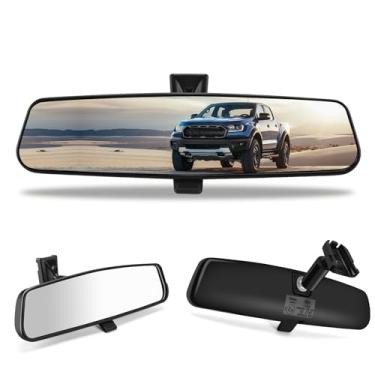 Imagem de Espelho retrovisor interior do carro, compatível com Ford 1997-2009 F150, Dodge 1997-2005 RAM, Chevrolet 1999-2006 Silverado, Toyota 2006-2017 Camry, Nissan 2003-2018 Altima, Hyundai Sonata