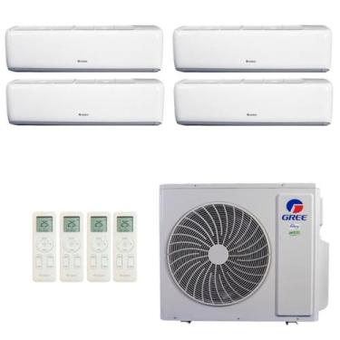 Imagem de Ar-Condicionado Multi Split Inverter Gree 48.000 (3x Evap HW 9.000 + 1