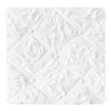 Imagem de Quadro de Avisos Fotográfico Sweet Jojo Designs - Floral Branco