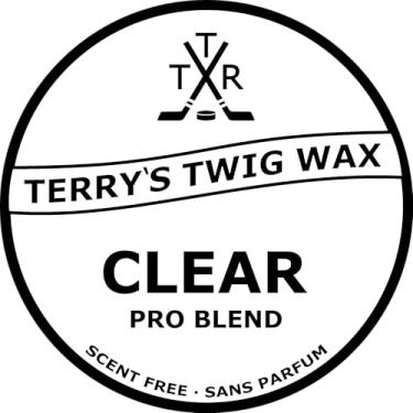 Imagem de Cera Terry's Twig - Cera de taco de hóquei sem perfume PRO Blend - para fita de lâmina de hóquei, maior controle de disco, truques de vara Michigan, resistente à água (transparente)