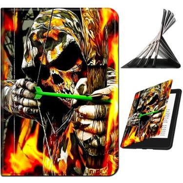 Imagem de RWUTYTIUL Capa para Amazon Fire HD 10 e 10 Plus (13ª/11ª geração, versão 2023/2021), capa protetora inteligente à prova de choque para tablet com visualização multiângulo para mulheres e homens com