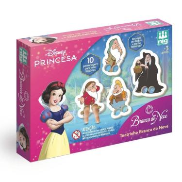 Imagem de Jogo Teatrinho Branca De Neve Em Mdf 4128 - Nig Brinquedos