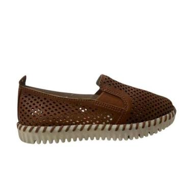 Imagem de Sapato Bottero Mocassim - Feminino, Caramelo, 36