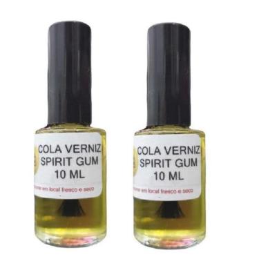 Imagem de Kit 2 Colas Spirit Gum Verniz 10Ml P/ Peruca, Bigode E Lace