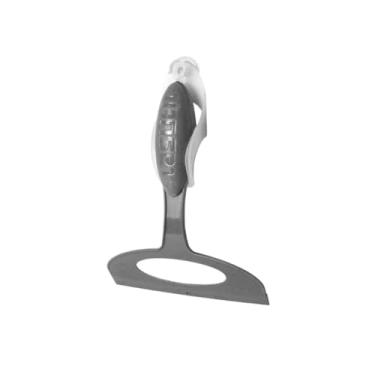 Imagem de Rodo de Pia Cinza Rodinho Suporte Ventosa Plástico 16 cm