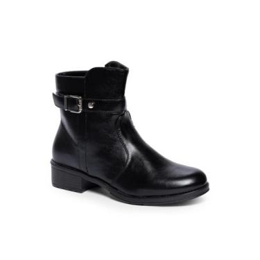 Imagem de Bota Montaria Fem Cano Baixo - Mooncity, Preto, 37