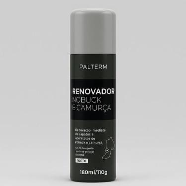 Imagem de Renovador Pretor de Nobuck e Camurça Palterm 180ml, Preto, Unico