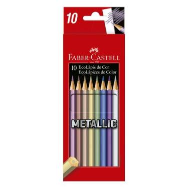 Imagem de Lapis De Cor FABER CASTELL Metallic 10 Cores Metálico - Faber-Castell