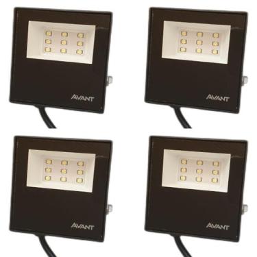 Imagem de Kit 4 Refletores 10w Led Prova Dagua Area Gourmet Externa - AVANT