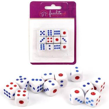Imagem de Jogo De Dados Com 12 Pecas 1,5Cm Na Cartela - Cascavel