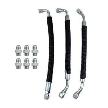 Imagem de Mangueiras HPOP de bomba de óleo de alta pressão compatíveis com Ford Excursion F250 F350 F450 F550 Super Duty 1999-2003 7.3L Powerstroke motor turboalimentado