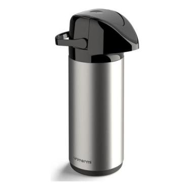 Imagem de Garrafa Térmica Quente e Fria Café Chá Água e Leite em INOX 1L Uniterm