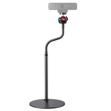 Imagem de Etour Suporte de tripé de webcam para mesa, suporte de câmera, braço de pescoço de ganso para webcam Logitech C922 C930 C920/BRIO NexiGo N60 GoPro com rosca de 0,6 cm