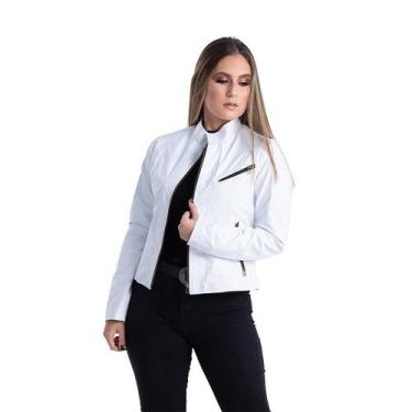 Imagem de Jaqueta de Couro Mathê Branco - Parra Couros, M