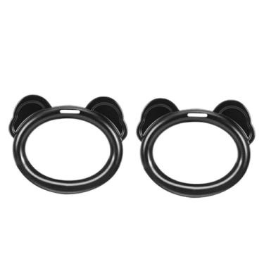 Imagem de Colaxi 2 anéis de ginástica puxar para cima anéis para crianças barra acessório antiderrapante lidar com anéis de exercício anéis de ginásio para calistenia, Somente Anéis de