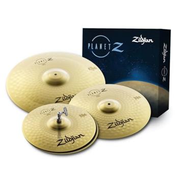 Imagem de KIT DE PRATOS 14HH+16CRASH+20RIDE PLANET Z COMPLETE ZP4PK ZILDJIAN