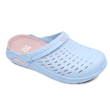 Imagem de Sand�lia Ortop�dica Kin Babuche Clog Indicado Espor�o Facite Tamanho:39;Cor:Azul Claro;G�nero:Mulher