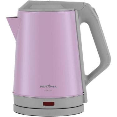 Imagem de Chaleira Elétrica Britânia BCH12RS Inox Rosa 1,9L, 110V
