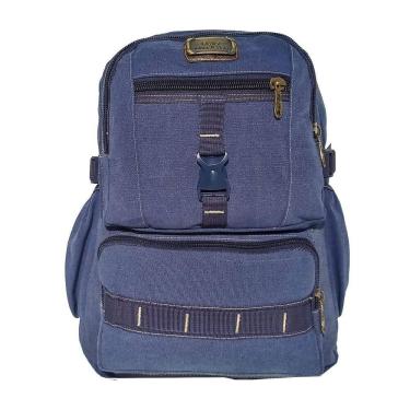 Imagem de Mochila Lona Escola Trabalho Viagem Reforçada