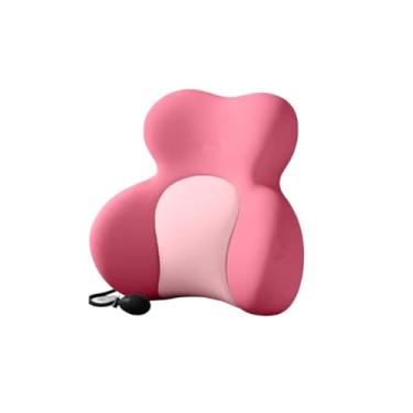 Imagem de Xiamenzcx Almofada ergonômica de suporte de cintura para cadeira de escritório, almofada de esponja de memória, enchimento ajustável, alivia a dor lombar. Almofada de escritório/direção adequada para