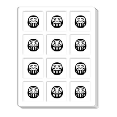 Imagem de Adesivos de planejador transparente Daruma, 1,27 cm, scrapbooking, calendário artístico, artesanato, pacote com 120