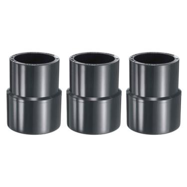 Imagem de HARFINGTON Acoplamento redutor de PVC 1-1/2 x 1-1/10.2 cm acoplamento aumentador/redutor adaptador de encaixes de tubulação DWV redutor de duto para esgoto encanamento tubo de drenagem suprimentos de