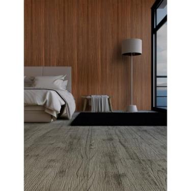 Imagem de Papel de Parede Adesivo Madeira Escura -,Autoadesivo e Removível, Ideal para Acento em Sala, Quarto e Escritório(5 Metros)