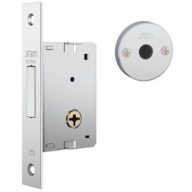 Imagem de Fechadura Auxiliar 1001 com Espelho de Inox Polido - 10810 - STAM