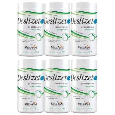 Imagem de Kit Pó Descolorante Deslizet 300G 6 Und
