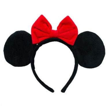 Imagem de Tiara Laço Vermelho Orelhas Pretas Minnie - Disney - Taimes