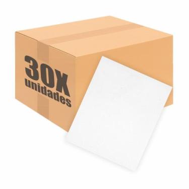 Imagem de Kit Com 30 Placas De Eva Escolar Seller - 48cm X 40cm, Branco