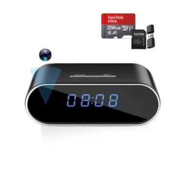 Imagem de Câmera Wifi Full Hd 256gb Relógio Espião Sensor Movimento - MIKE SHOP