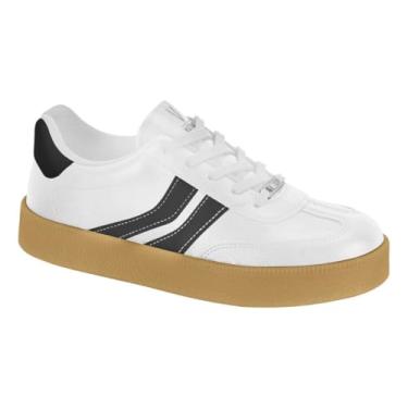 Imagem de Tênis Casual Feminino Flatform Retrô Moda Vizzano - Branco 99