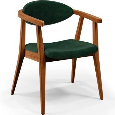 Imagem de Poltrona Cecília Facto Verde Musgo - LYAM DECOR