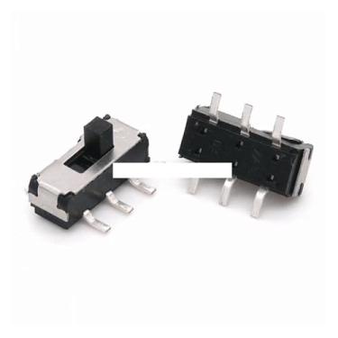 Imagem de 10 peças MSS22D18 Miniatura SMD SMT Interruptor deslizante 2P2T 6 pinos alça alta 2 mm para acessórios eletrônicos DIY WWECCQIJ