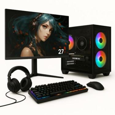 Imagem de PC Gamer Completo Skill Ryzen 7 5700G, 16GB, Geforce RTX 3060 12GB, SSD 1TB M.2, 600W 80 Plus + Monitor 27” 100Hz - SK27008