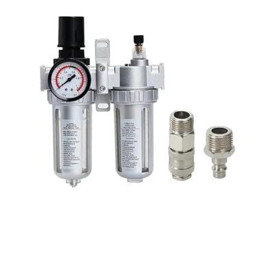 Imagem de SFC400 1/2 SFC300 3/8 SFC200 Filtro separado de óleo e água, regulador de compressor de ar, unidade de fonte do processador de fonte de ar (SFC-200, 1 conjunto)